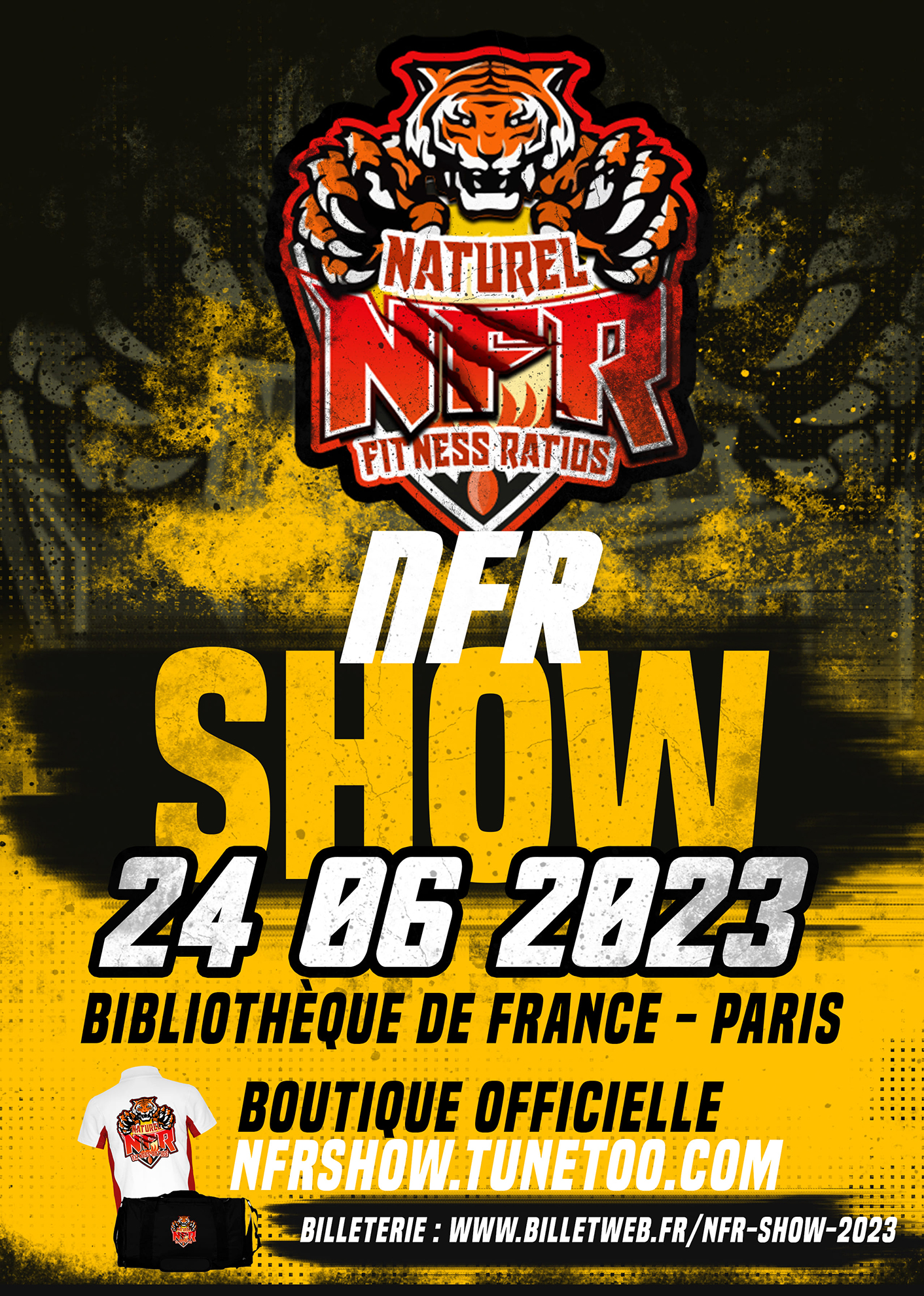 Affiche événementielle NFR Nexus Studio