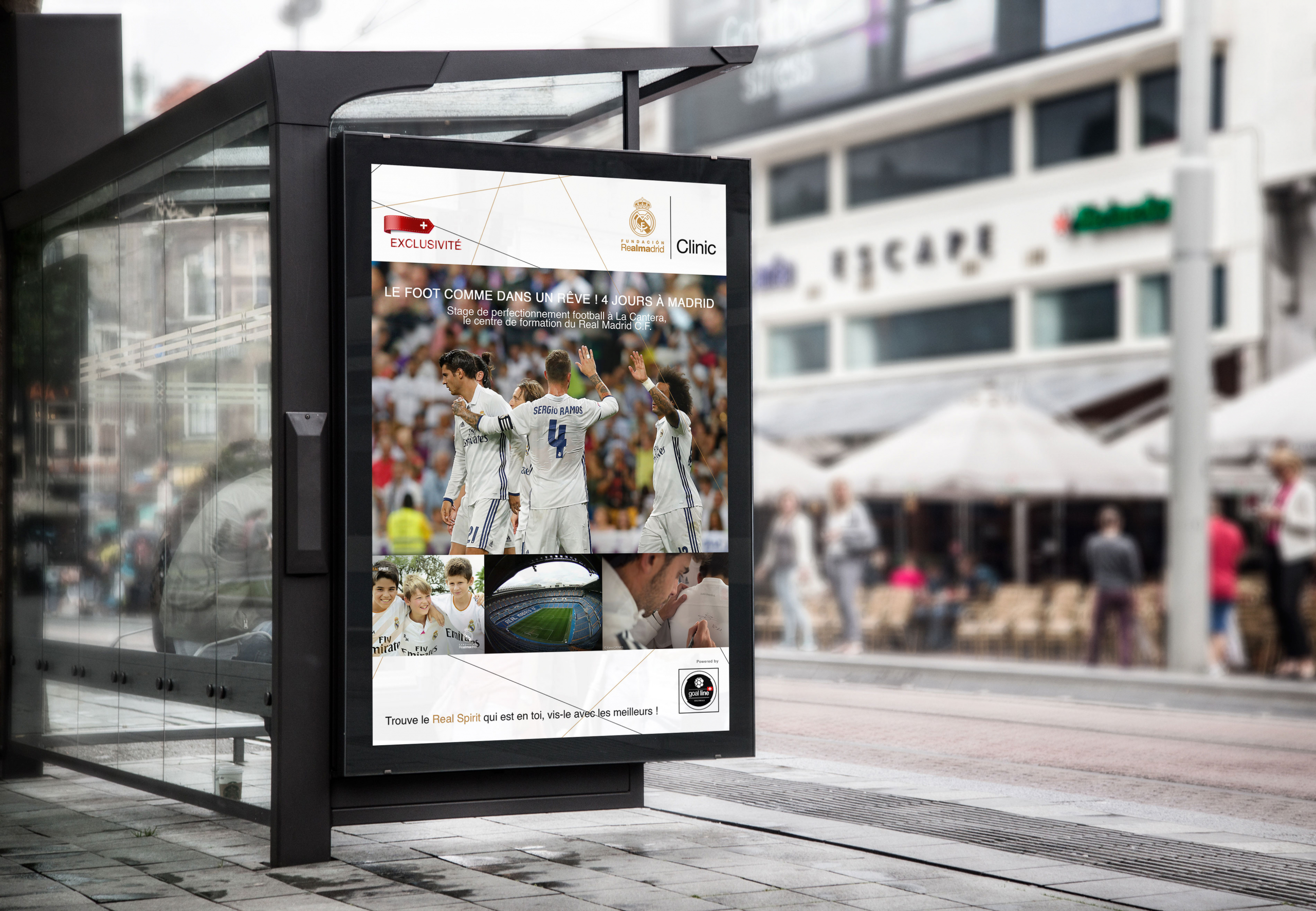 Affiche Real Madrid design graphique Nexus Studio
