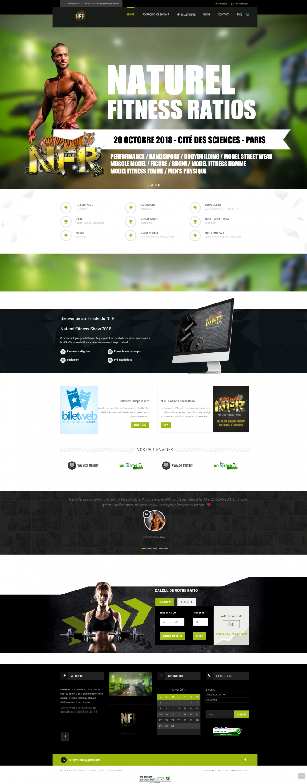 Site événementiel nfr Site événementiel NFR Nexus Studio