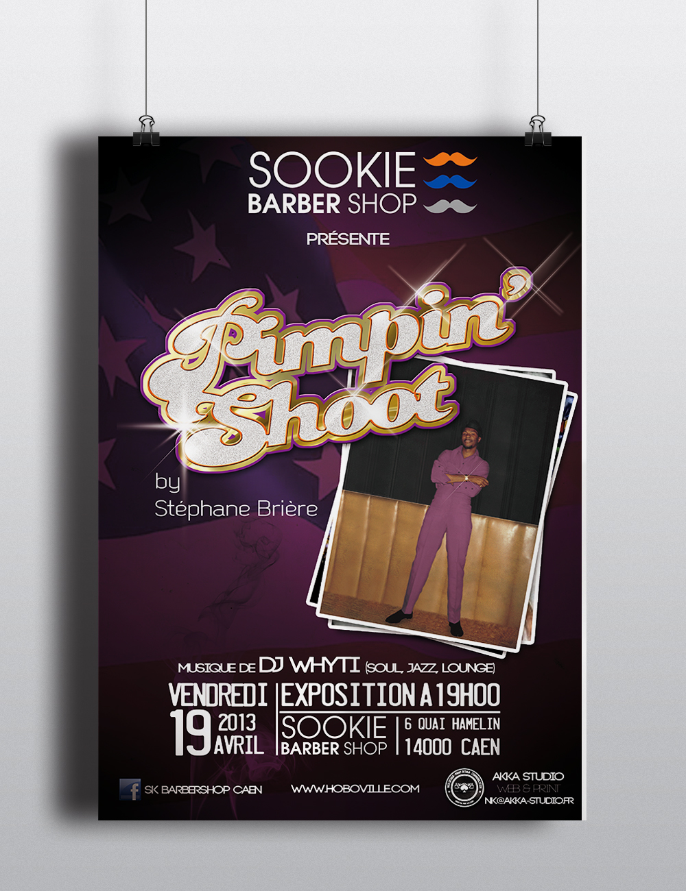 Affiche événement Pimp design Nexus Studio