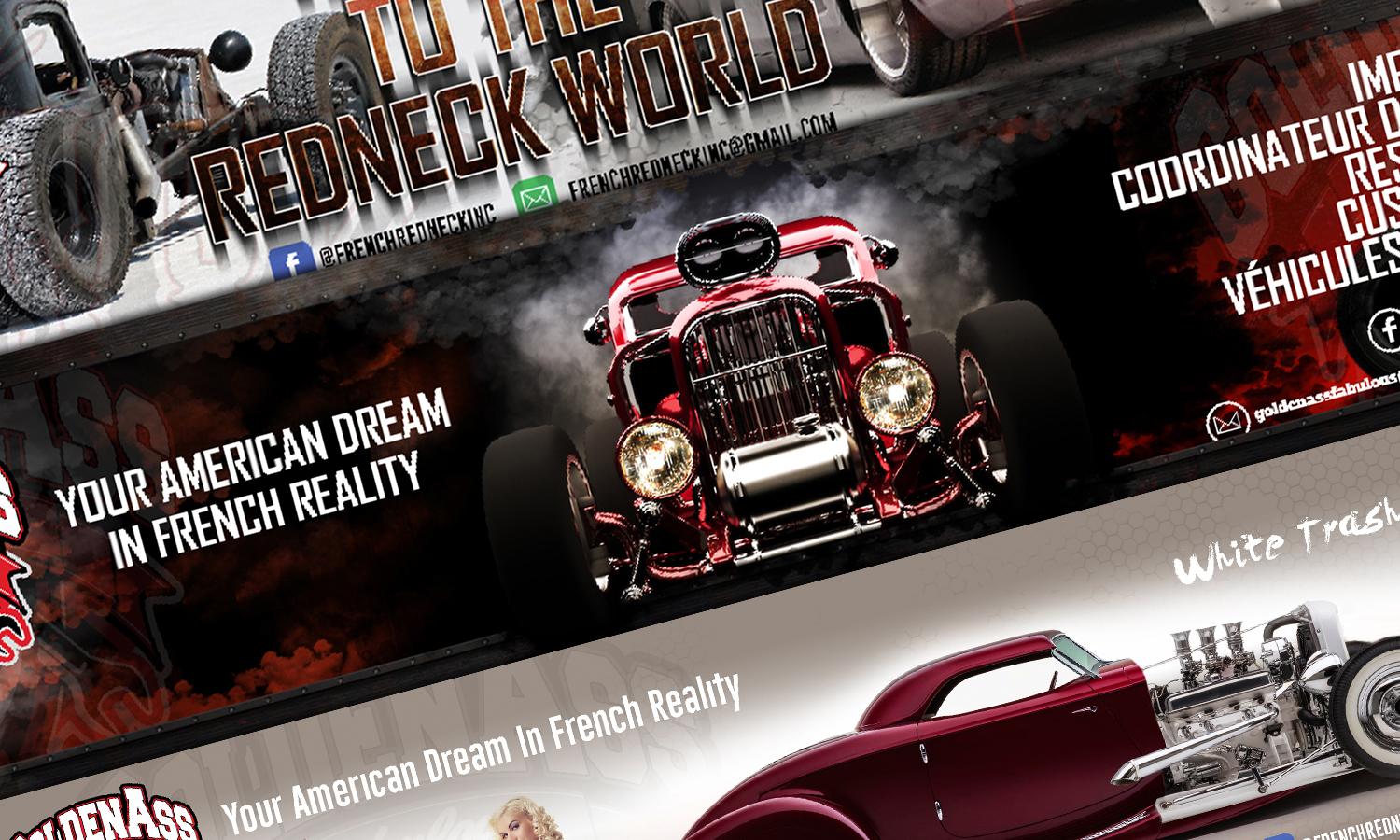 French Redneck présentation design