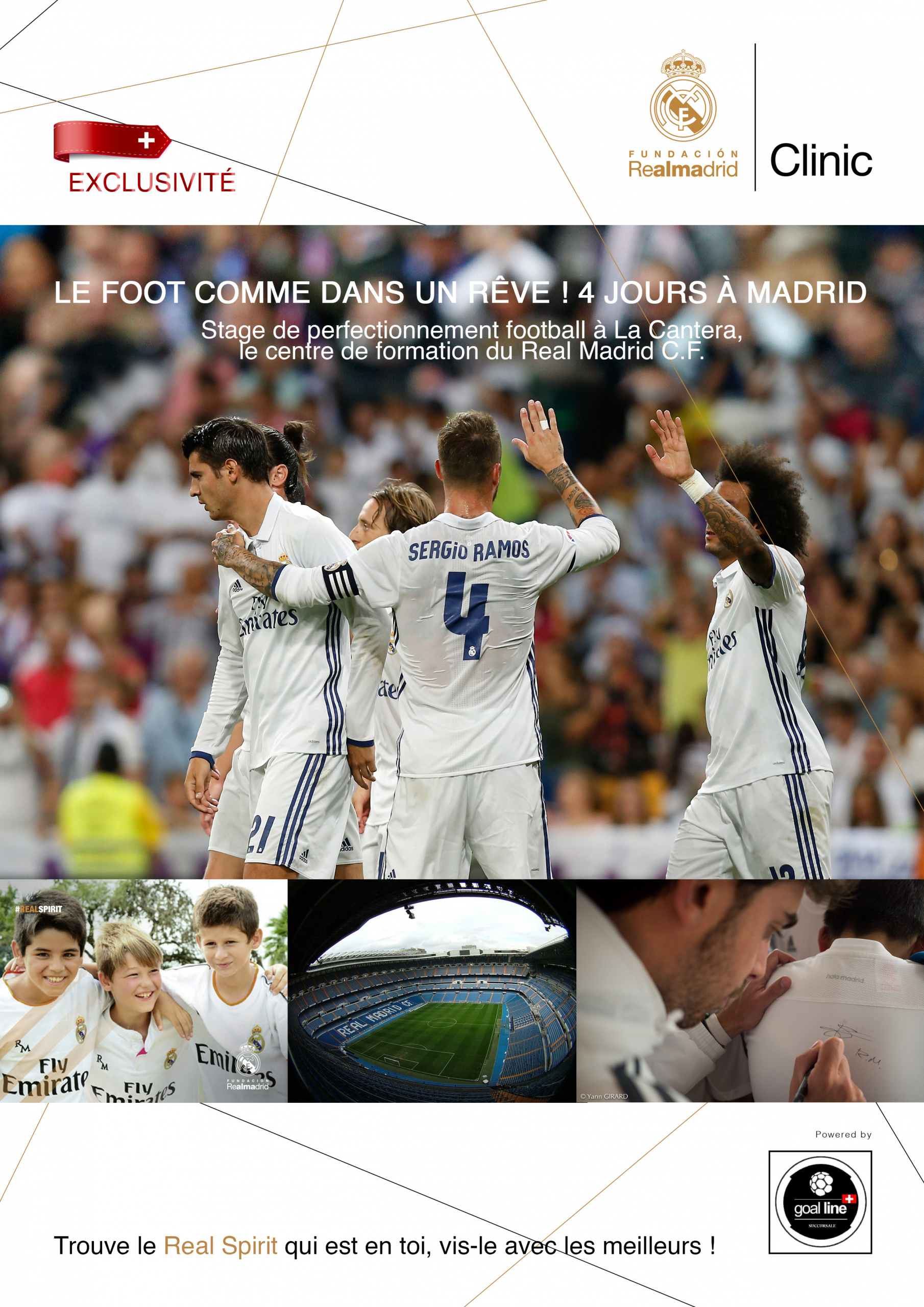 Flyer Real Madrid événement Nexus Studio